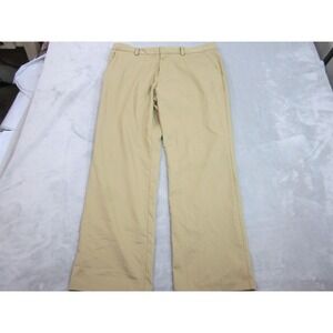 Ashworth‎ Pants Mens 35x30 Beige Microfiber Chino Straight Leg Golf Casual